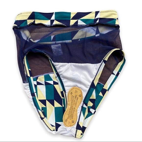 REE Bees Geometric Print High Waist Bikini - Picture 7 of 15